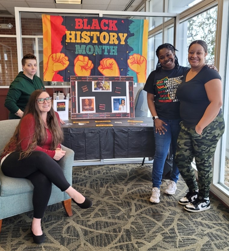 Pinnacle Associates in Roanoke Celebrate Black History Month with an Educational Display in the Office