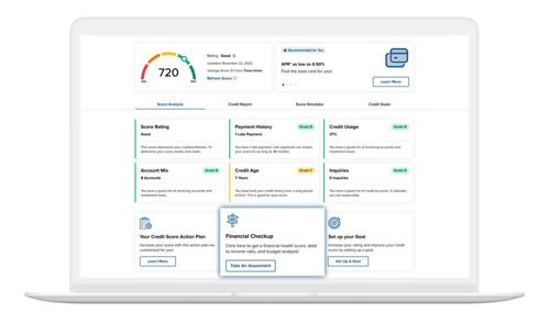 My Credit Score Dashboard