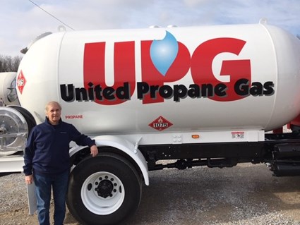 United Propane Gas Truck